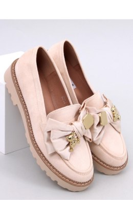 Mokasyny z ozdobnym misiem PENNSY BEIGE - Inello - 39