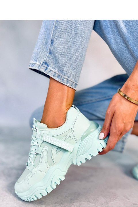 Sneakersy na koturnie BAINS GREEN - Inello - 41 Sneakersy na koturnie BAINS GREEN - Inello - 41