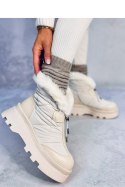 Śniegowce z futerkiem TAVARIS BEIGE - Inello - 37 Śniegowce z futerkiem TAVARIS BEIGE - Inello - 37