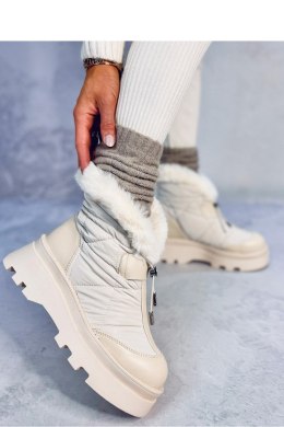 Śniegowce z futerkiem TAVARIS BEIGE - Inello - 38