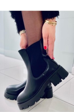 Sztyblety z wysoką cholewką RUMER BLACK - Inello - 41