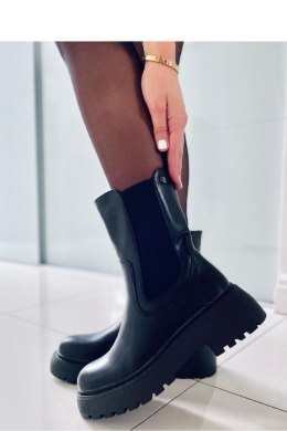 Sztyblety z wysoką cholewką SHAW BLACK - Inello - 41