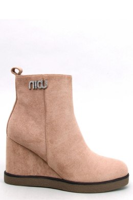 Botki na koturnie ROCHELLE KHAKI - Inello - 39