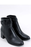Botki na obcasie DOLORES BLACK - Inello - 38