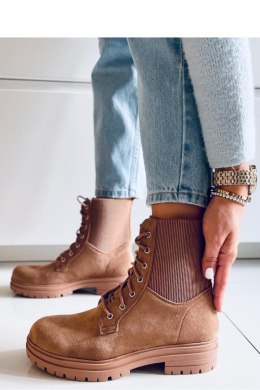 Botki sznurowane workery VECNA KHAKI - Inello - 37