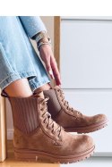 Botki sznurowane workery VECNA KHAKI - Inello - 39 Botki sznurowane workery VECNA KHAKI - Inello - 39