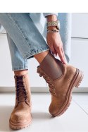 Botki sznurowane workery VECNA KHAKI - Inello - 41 Botki sznurowane workery VECNA KHAKI - Inello - 41