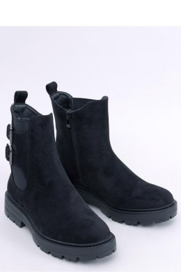 Botki sztyblety zamszowe LANIER BLACK - Inello Hurtownia odzieży on-line, moda damska, bielizna i obuwie dla kobiet - Matterhorn