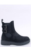 Botki sztyblety zamszowe LANIER BLACK - Inello - 40 Botki sztyblety zamszowe LANIER BLACK - Inello - 40