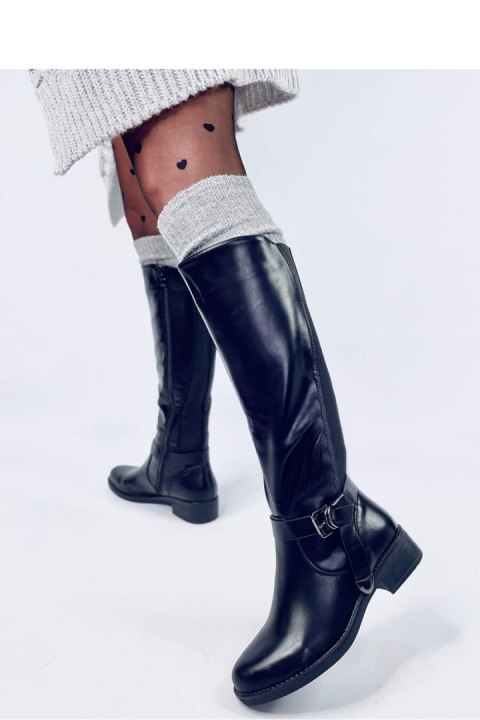 Oficerki z elastyczną cholewką WINTS BLACK - Inello - 39 Oficerki z elastyczną cholewką WINTS BLACK - Inello - 39