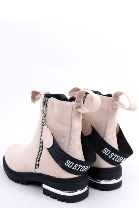 Botki damskie BRIE BEIGE - Inello - 38 Botki damskie BRIE BEIGE - Inello - 38
