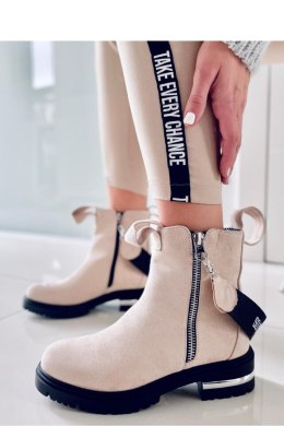 Botki damskie BRIE BEIGE - Inello - 38