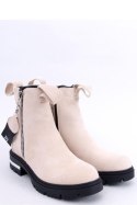 Botki damskie BRIE BEIGE - Inello - 38 Botki damskie BRIE BEIGE - Inello - 38