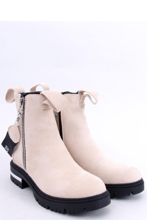 Botki damskie BRIE BEIGE - Inello - 38 Botki damskie BRIE BEIGE - Inello - 38