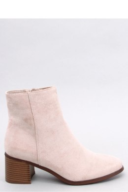 Botki na obcasie klasyczne ANNIE BEIGE - Inello - 40