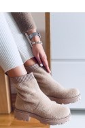 Botki skarpetkowe ROANNA KHAKI - Inello - 39