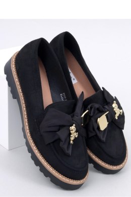 Mokasyny z ozdobnym misiem PENNSY BLACK - Inello - 38