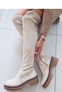 Muszkieterki damskie ALYSSA BEIGE - Inello - 40 Muszkieterki damskie ALYSSA BEIGE - Inello - 40