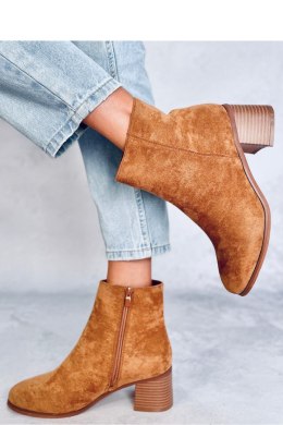 Botki na obcasie klasyczne ANNIE CAMEL - Inello - 38