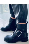Botki sznurowane BILLY BLACK - Inello - 37 Botki sznurowane BILLY BLACK - Inello - 37