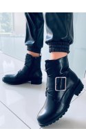 Botki sznurowane BILLY BLACK - Inello - 40 Botki sznurowane BILLY BLACK - Inello - 40