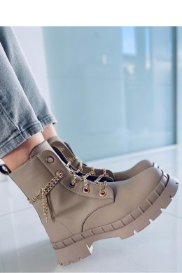 Botki sznurowane LOHAN APRICOT - Inello - 38