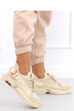Buty sportowe skarpetkowe HIRAL BEIGE - Inello - 39