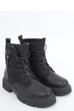 Botki na grubej podeszwie PROVO BLACK - Inello - 39