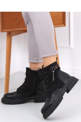 Botki na grubej podeszwie PROVO BLACK - Inello - 39