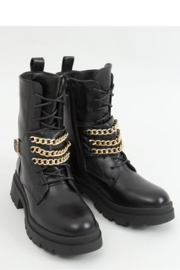 Workery z łańcuszkami WILLY BLACK - Inello - 38