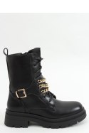 Workery z łańcuszkami WILLY BLACK - Inello - 39