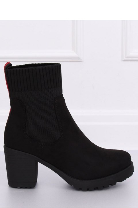 BOTKI NA OBCASIE CZARNE M370 BLACK - Inello - 41 BOTKI NA OBCASIE CZARNE M370 BLACK - Inello - 41
