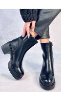 Botki na stabilnym obcasie RUFFIN BLACK - Inello - 40 Botki na stabilnym obcasie RUFFIN BLACK - Inello - 40