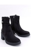 Botki na szerokim obcasie COOKE BLACK - Inello - 36 Botki na szerokim obcasie COOKE BLACK - Inello - 36