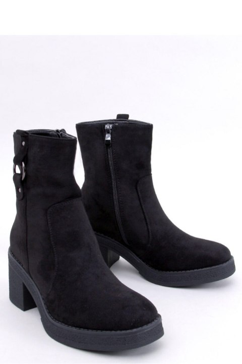 Botki na szerokim obcasie COOKE BLACK - Inello - 36 Botki na szerokim obcasie COOKE BLACK - Inello - 36