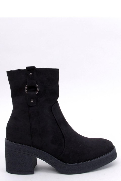 Botki na szerokim obcasie COOKE BLACK - Inello - 36 Botki na szerokim obcasie COOKE BLACK - Inello - 36