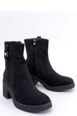 Botki na szerokim obcasie COOKE BLACK - Inello - 37