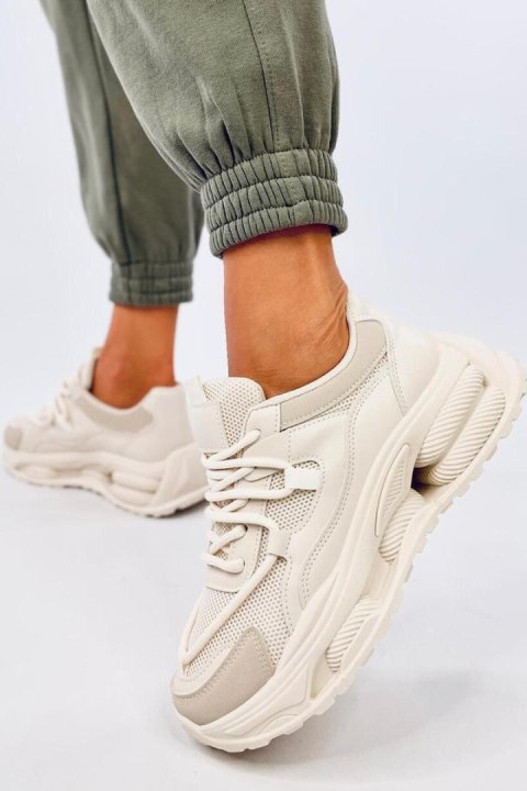 Sneakersy damskie SUDGEN BEIGE - Inello - 39 Sneakersy damskie SUDGEN BEIGE - Inello - 39
