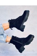 Workery zamszowe DAZY BLACK - Inello - 39 Workery zamszowe DAZY BLACK - Inello - 39