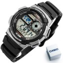 ZEGAREK MĘSKI CASIO AE-1000W 1BVDF (zd073g) - WORLD TIME + BOX ZEGAREK MĘSKI CASIO AE-1000W 1BVDF (zd073g) - WORLD TIME + BOX