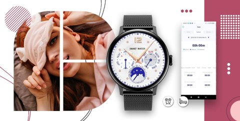 Smartwatch Giewont Supernova SmartCall GW330-3 Black Shine/Black Effect Smartwatch Giewont Supernova SmartCall GW330-3 Black Shine/Black Effect