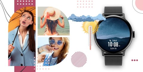 Smartwatch Giewont Supernova SmartCall GW330-3 Black Shine/Black Effect Smartwatch Giewont Supernova SmartCall GW330-3 Black Shine/Black Effect