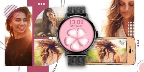 Smartwatch Giewont Supernova SmartCall GW330-3 Black Shine/Black Effect Smartwatch Giewont Supernova SmartCall GW330-3 Black Shine/Black Effect