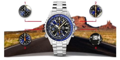 Zegarek Męski CASIO EDIFICE EF-527D-2AVUEF + BOX Zegarek Męski CASIO EDIFICE EF-527D-2AVUEF + BOX