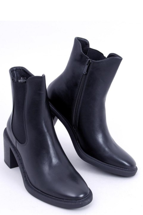 Botki na obcasie klasyczne CLEA BLACK - Inello - 37 Botki na obcasie klasyczne CLEA BLACK - Inello - 37