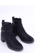 Botki na szerokim obcasie ARETHA BLACK - Inello - 36 Botki na szerokim obcasie ARETHA BLACK - Inello - 36