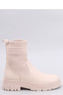 Botki z elastyczną cholewką DEMUS BEIGE - Inello - 41 Botki z elastyczną cholewką DEMUS BEIGE - Inello - 41