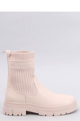 Botki z elastyczną cholewką DEMUS BEIGE - Inello - 41