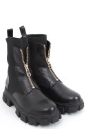 Botki ze skarpetkową cholewką RAGNA BLACK - Inello - 36 Botki ze skarpetkową cholewką RAGNA BLACK - Inello - 36