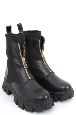 Botki ze skarpetkową cholewką RAGNA BLACK - Inello - 36